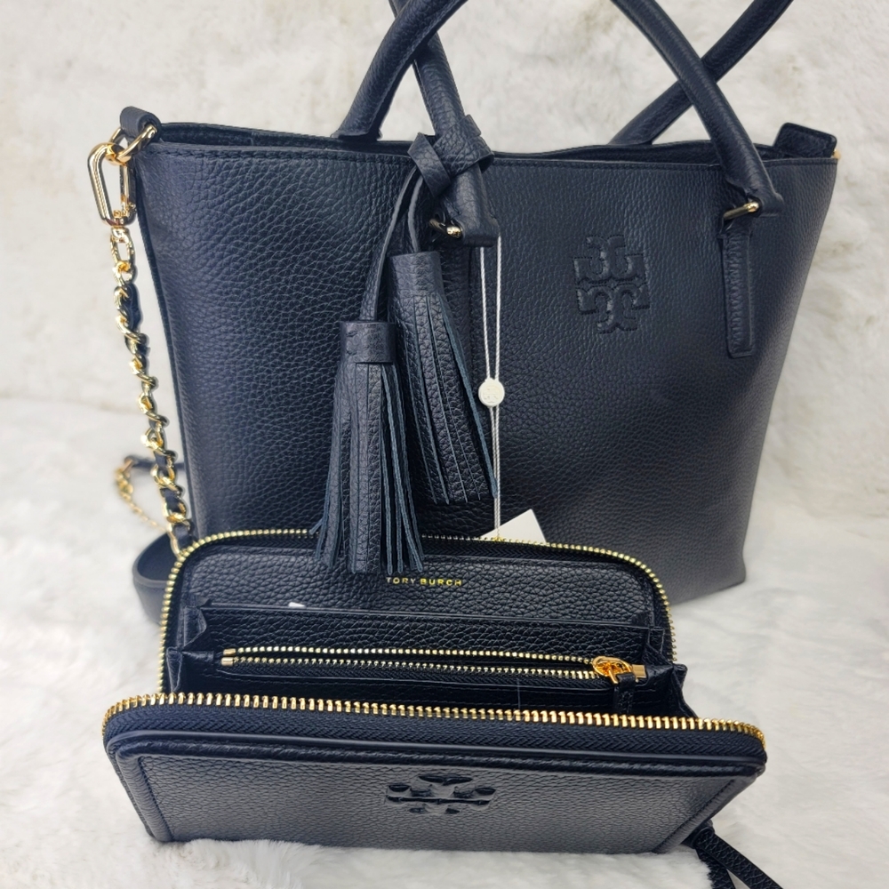 🔥 NWT Tory Burch SET Matching Designer Purse + - Picture 4 of 13